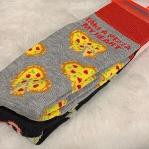 Men’s Aeropostale Take A Pizza My Heart Crew Socks